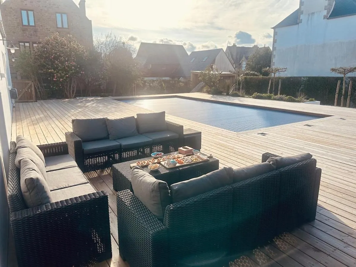 Villa Le 25 - Piscine Et Sauna Au Bourg De Carantec